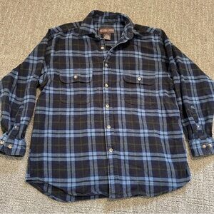 Moose Creek men's long-sleeve flannel shirt size large